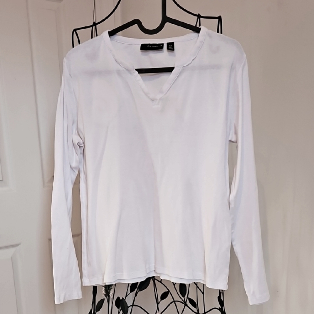 White Long Sleeve Top